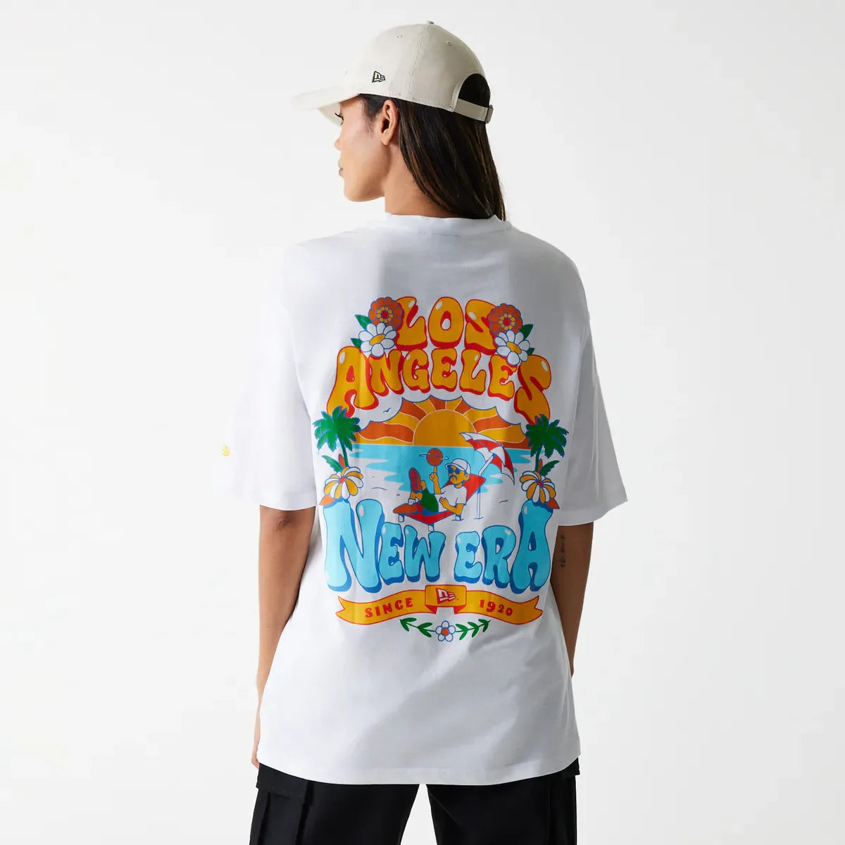 New Era NE OS GRPHC TEE 2 NEWERA Whi
